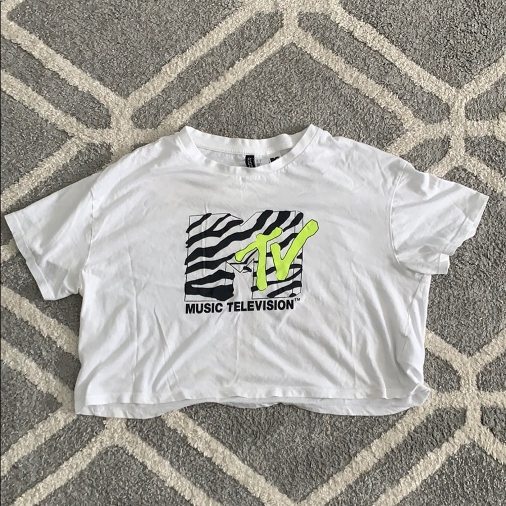 MTV cropped shirt from H&M(Divided)